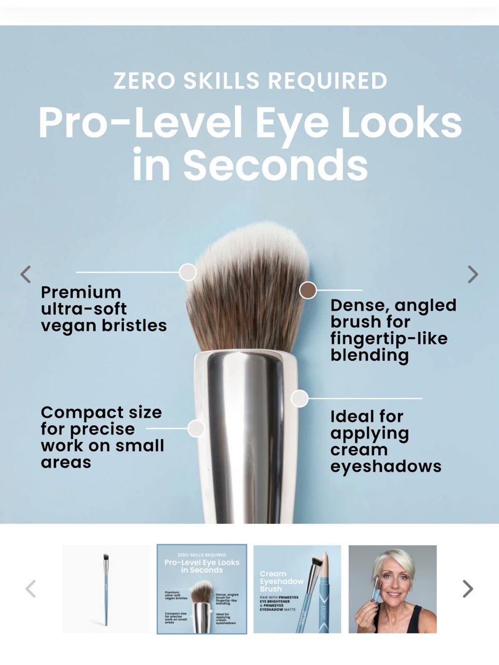 PrimeEyes Cream Eyeshadow Brush